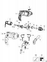 BLACK & DECKER KR510XC HAMMER DRILL (TYPE 5-6) Spare Parts