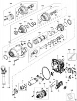 DEWALT D25304K ROTARY HAMMER (TYPE 1) Spare Parts