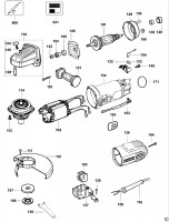 DEWALT D28187 SMALL ANGLE GRINDER (TYPE 1) Spare Parts