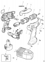 BLACK & DECKER HP431K DRILL (TYPE 1) Spare Parts