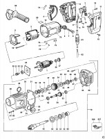 DEWALT DW590EK DIAMOND DRILL (TYPE 2) Spare Parts