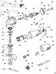 DEWALT DW810 ANGLE GRINDER (TYPE 3) Spare Parts