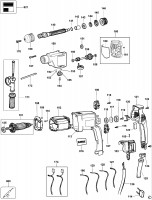 DEWALT DW233K DRILL (TYPE 3) Spare Parts