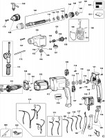 DEWALT DW515K DRILL (TYPE 3) Spare Parts