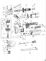 BLACK & DECKER KG2001 ANGLE GRINDER (TYPE 1) Spare Parts