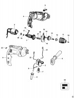 BLACK & DECKER KR513CK HAMMER DRILL (TYPE 4) Spare Parts