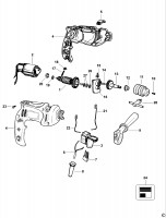 BLACK & DECKER KR460RE HAMMER DRILL (TYPE 4) Spare Parts