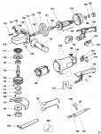 DEWALT DW830 ANGLE GRINDER (TYPE 3) Spare Parts