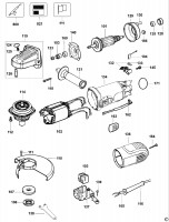 BERNER BAG-115 SMALL ANGLE GRINDER (TYPE 1) Spare Parts