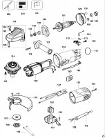 BERNER BAG-125 SMALL ANGLE GRINDER (TYPE 1) Spare Parts