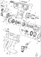 BERNER BACHDD-144V CORDLESS DRILL (TYPE 1) Spare Parts