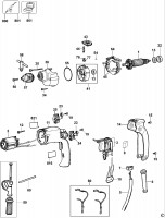 DEWALT D21710 DRILL (TYPE 1) Spare Parts