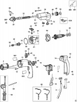 DEWALT D21720 DRILL (TYPE 1) Spare Parts