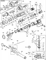 DEWALT D25404K ROTARY HAMMER (TYPE 2) Spare Parts