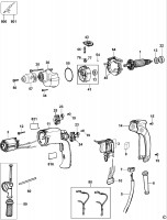 DEWALT D21717 DRILL (TYPE 1) Spare Parts