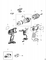 BLACK & DECKER HP126FS CORDLESS DRILL (TYPE 1) Spare Parts