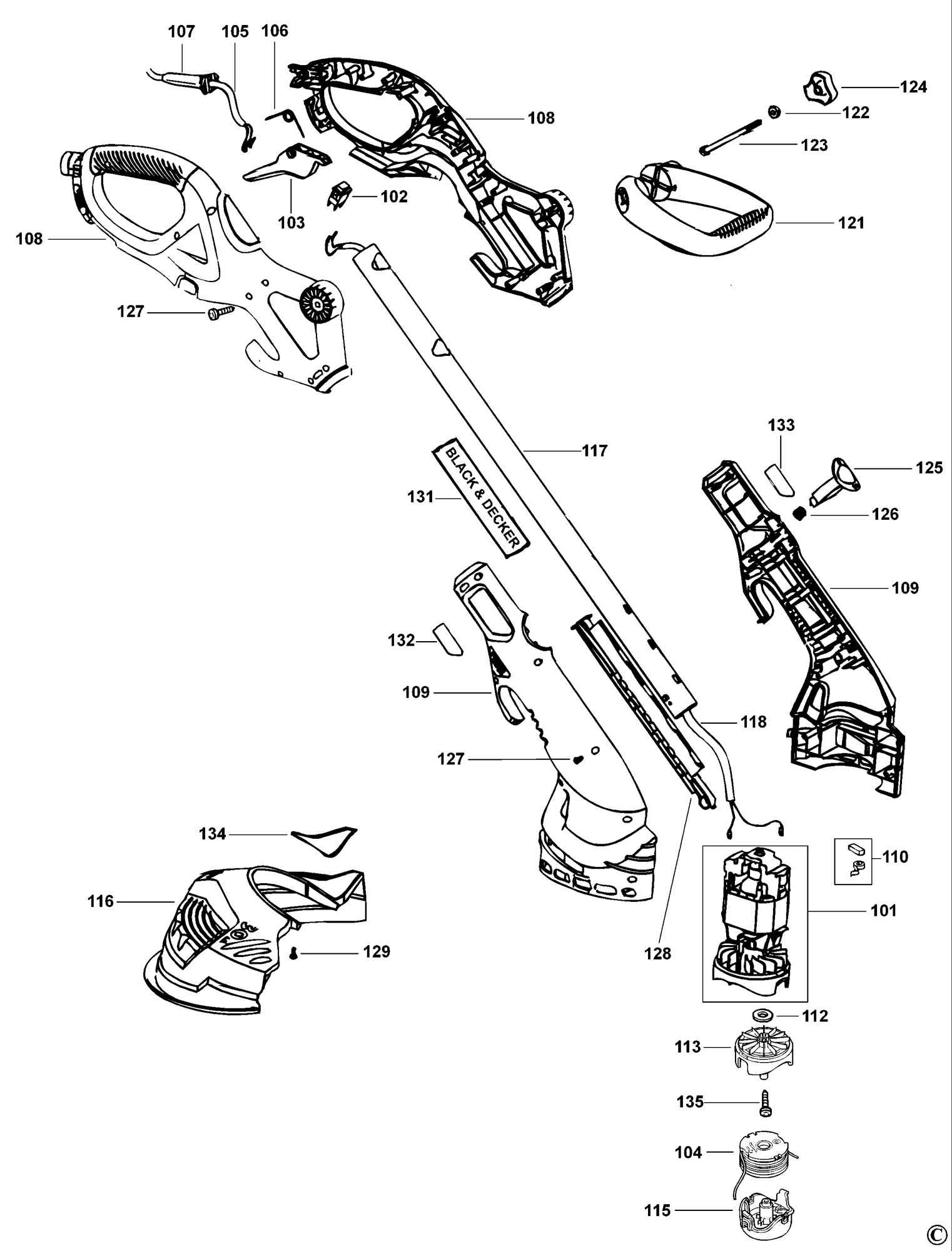 Parts For Black And Decker Weed Trimmer Reviewmotors.co