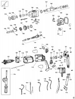 DEWALT D25002K ROTARY HAMMER (TYPE 1) Spare Parts