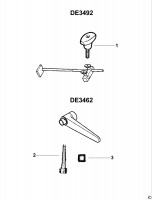 DEWALT DE3462 ACCESSORY (TYPE 1) Spare Parts