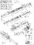 BERNER BHD-5 ROTARY HAMMER (TYPE 2) Spare Parts