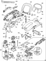 BLACK & DECKER GT680 HEDGETRIMMER (TYPE 1) Spare Parts