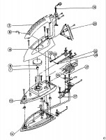 BLACK & DECKER F200 IRON (TYPE 1) Spare Parts