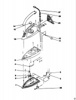 BLACK & DECKER F300 IRON (TYPE 1) Spare Parts