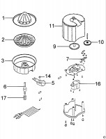 BLACK & DECKER JE30 JUICER (TYPE 1) Spare Parts