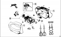 BLACK & DECKER M250 MIXER (TYPE 1) Spare Parts