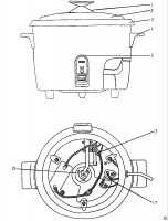 BLACK & DECKER RC50 RICE COOKER (TYPE 1) Spare Parts