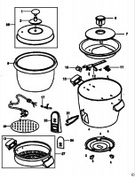 BLACK & DECKER RC60 RICE COOKER (TYPE 1) Spare Parts