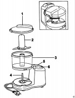 BLACK & DECKER SC400 CHOPPER (TYPE 1) Spare Parts