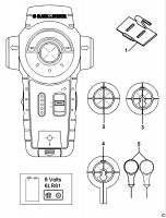 BLACK & DECKER LZR210 LASER (TYPE 1) Spare Parts