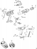 BLACK & DECKER HP126F3 CORDLESS DRILL (TYPE 1) Spare Parts