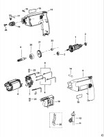 DEWALT DW169 DRILL (TYPE 1) Spare Parts