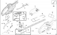 BLACK & DECKER GT100 HEDGETRIMMER (TYPE 1) Spare Parts