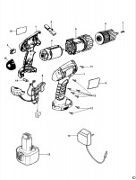 BLACK & DECKER AST14XC CORDLESS DRILL (TYPE 1) Spare Parts