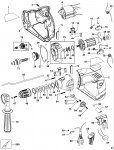 BLACK & DECKER KR110 HAMMER DRILL (TYPE 1-2) Spare Parts