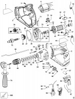 BLACK & DECKER KR110 HAMMER DRILL (TYPE 1-2) Spare Parts