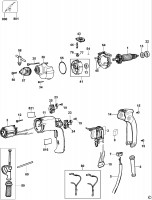 DEWALT D21710 DRILL (TYPE 2) Spare Parts