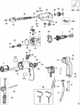 DEWALT D21721 DRILL (TYPE 2) Spare Parts