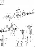 DEWALT D21711 HAMMER DRILL (TYPE 3) Spare Parts