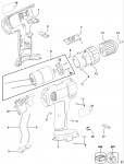 DEWALT DC740 CORDLESS DRILL (TYPE 1) Spare Parts