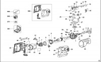 DEWALT DC305K CORDLESS RECIPROCATING SAW (TYPE 1) Spare Parts