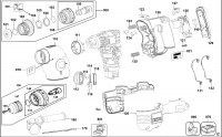 DEWALT DC210K ROTARY HAMMER (TYPE 1) Spare Parts