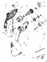 BLACK & DECKER CD50 DRILL (TYPE 1) Spare Parts