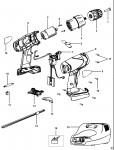 BLACK & DECKER SX2000 CORDLESS DRILL (TYPE 1) Spare Parts