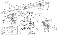 DEWALT DC233K ROTARY HAMMER (TYPE 1) Spare Parts