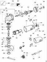 DEWALT DW810 ANGLE GRINDER (TYPE 4) Spare Parts