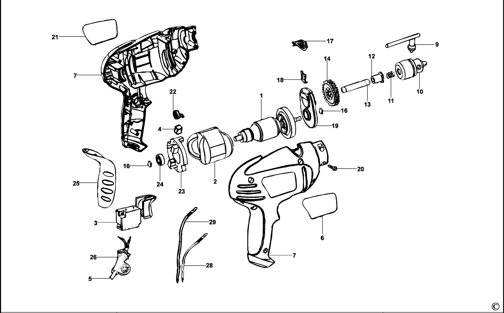 Image of Black & Decker BH100 drill
